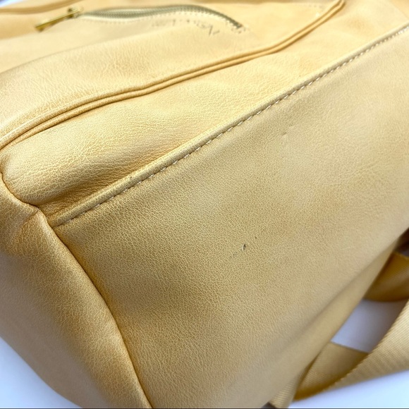 Fawn Design the Original Diaper Bag Pale Yellow with Changing Pad - Picture 7 of 9